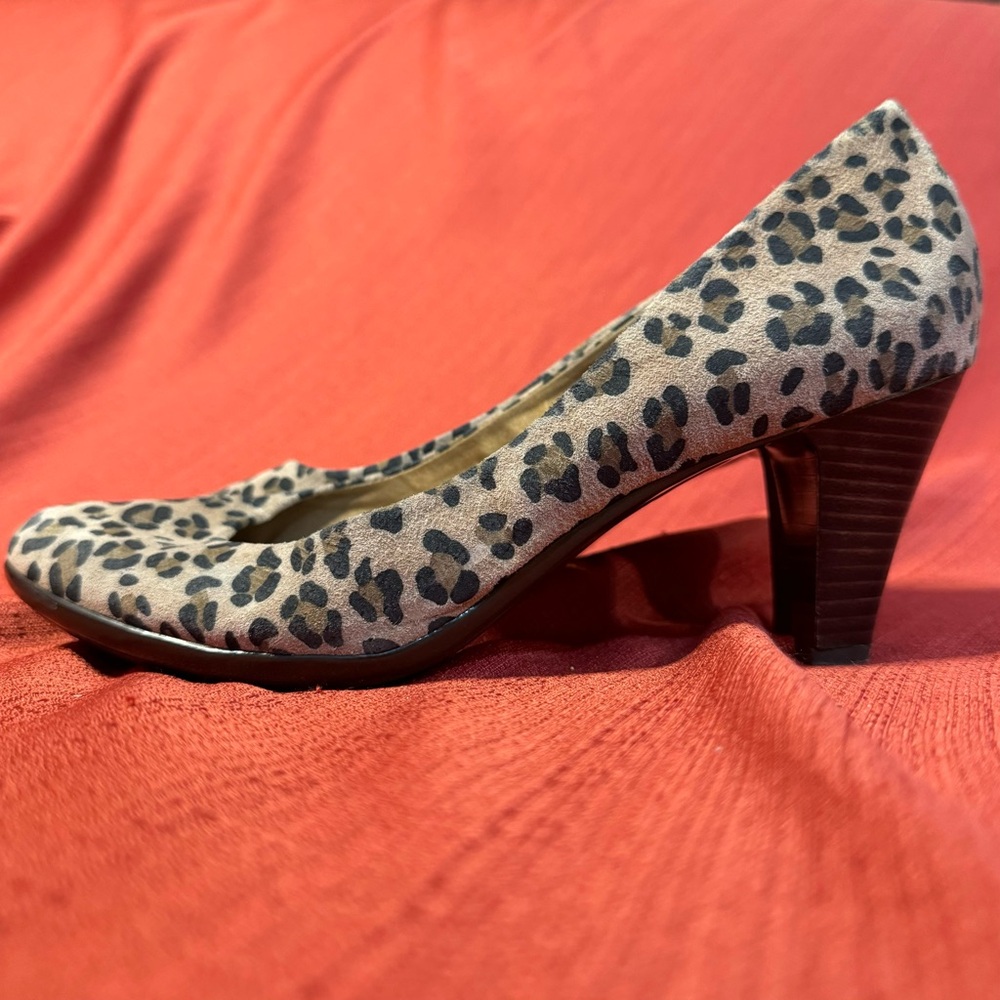 GIANI BERNINI Sweets Leopard Print Pumps, Women’s Size 9.5,‎ EUC